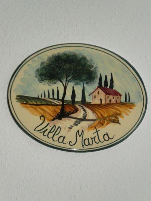Villa Marta Contignano Eksteriør billede